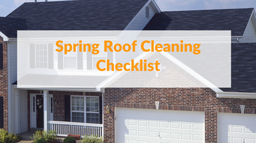 spring roof cleaning
